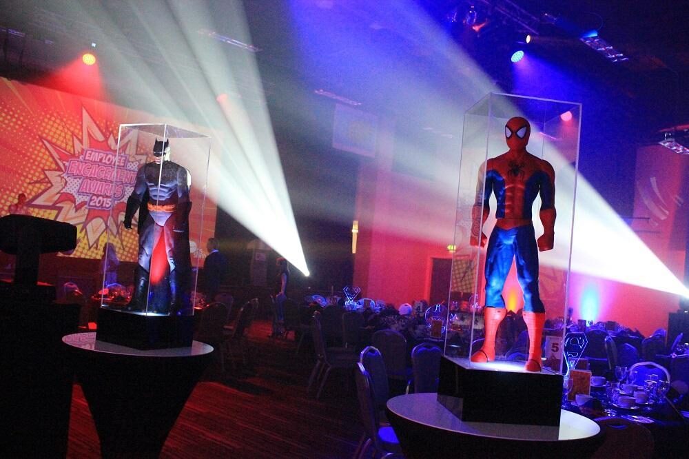 150 event theming ideas that you can truly pull off - superheroes event theme and styling