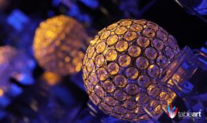 crystal globe lit ambers