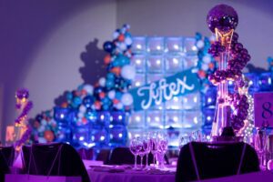 balloons on display at an event