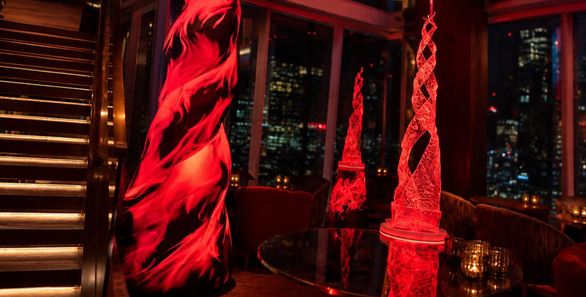Fire and Ice Event Styling for Corporate Events