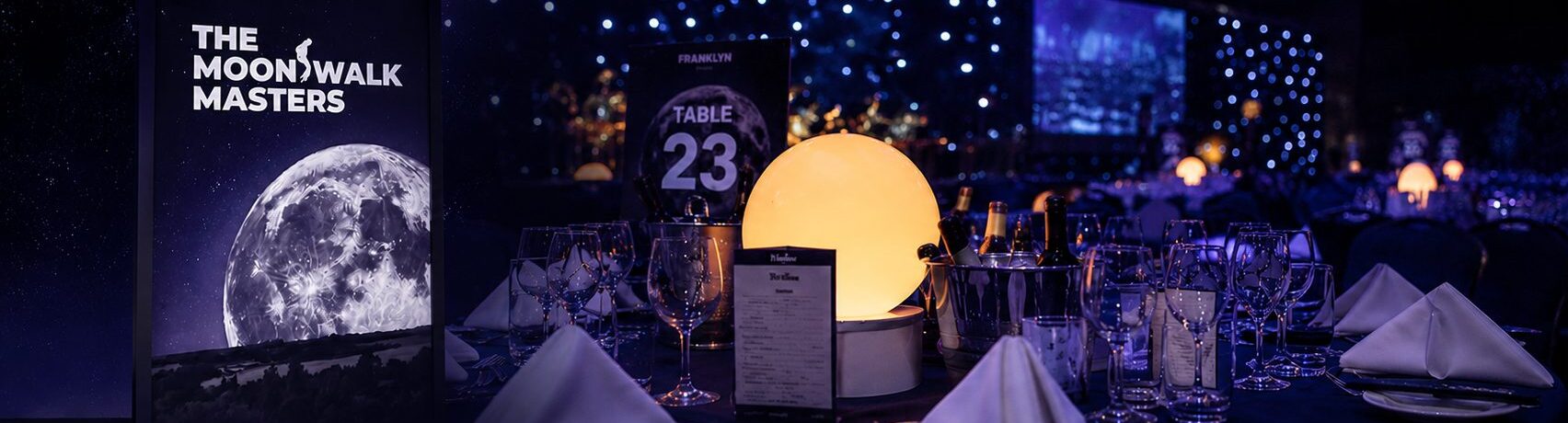 Event Branding at The Belfry | Beyond Table Centrepieces