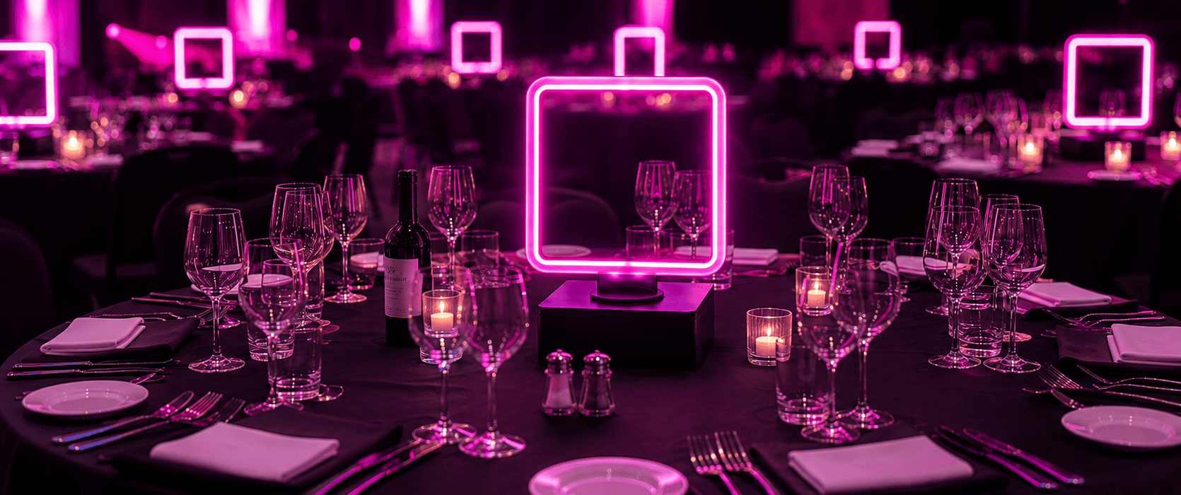 Neon Frame Centrepiece Launch